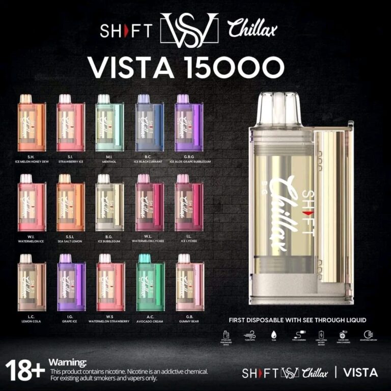 SHIFT X CHILLAX VISTA 15K – Vamos Vape Shop